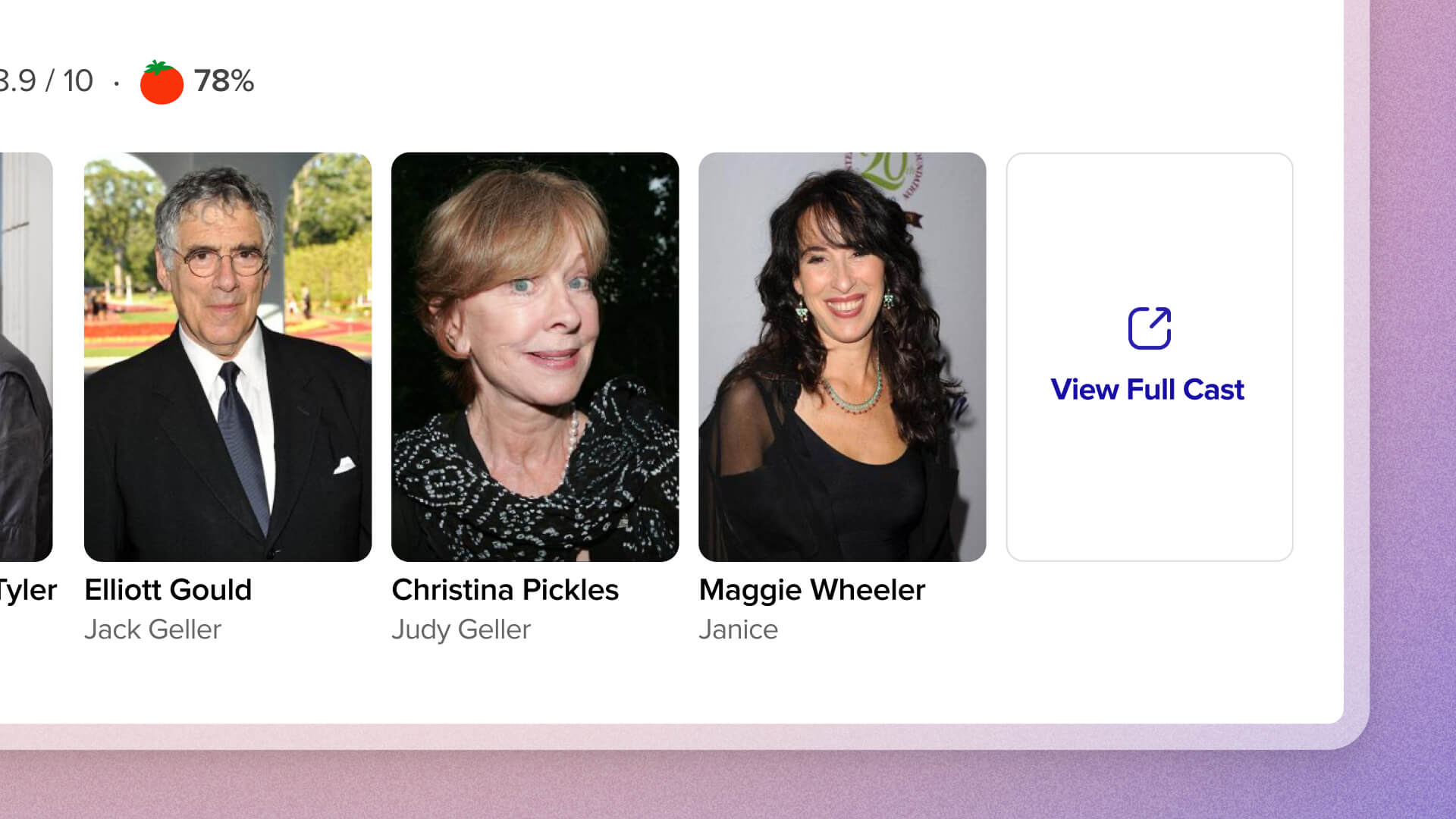 Updated Cast Instant Answer